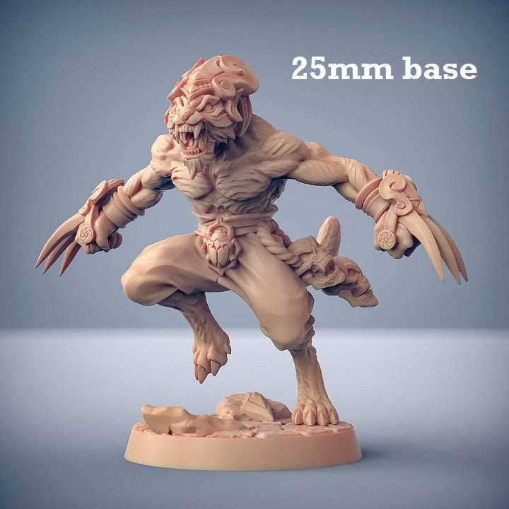 Rakshakin Headhunter: Sculpt C (Male Tabaxi Fighter) - 