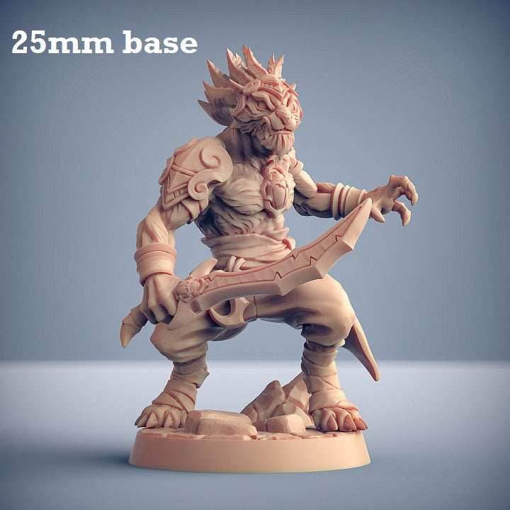 Rakshakin Headhunter: Sculpt D (Male Tabaxi Fighter) - 