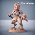 Rakshakin Headhunter: Sculpt E (Female Tabaxi Fighter) - 