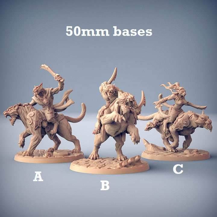 Rakshatiger Riders (Big Cat Cavalry Units) - A