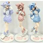 Rem & Ram Anime Figures - Pink