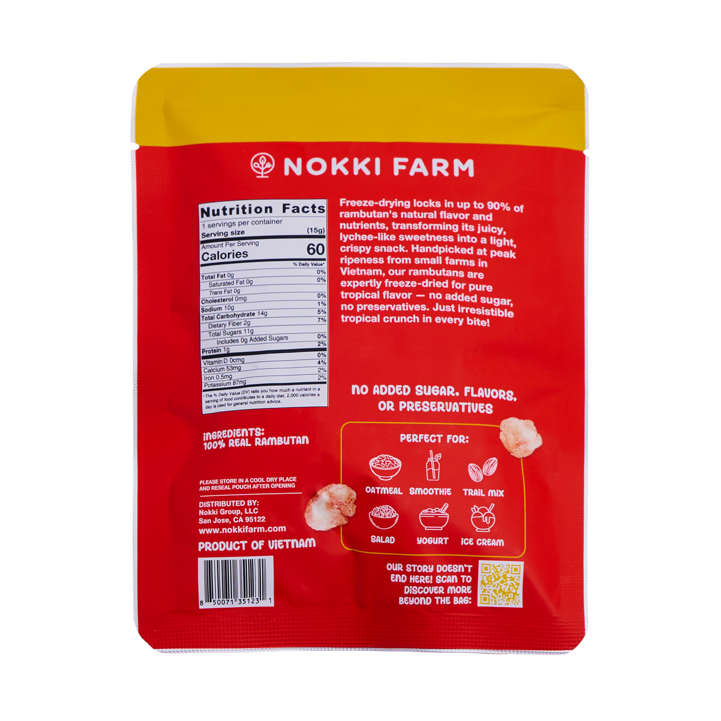 Freeze-Dried Rambutan (Ship by Jan 15th or sooner)