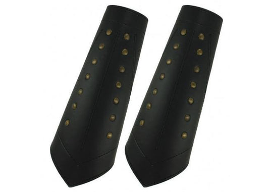 Rangers Studded Sable Leather Bracers