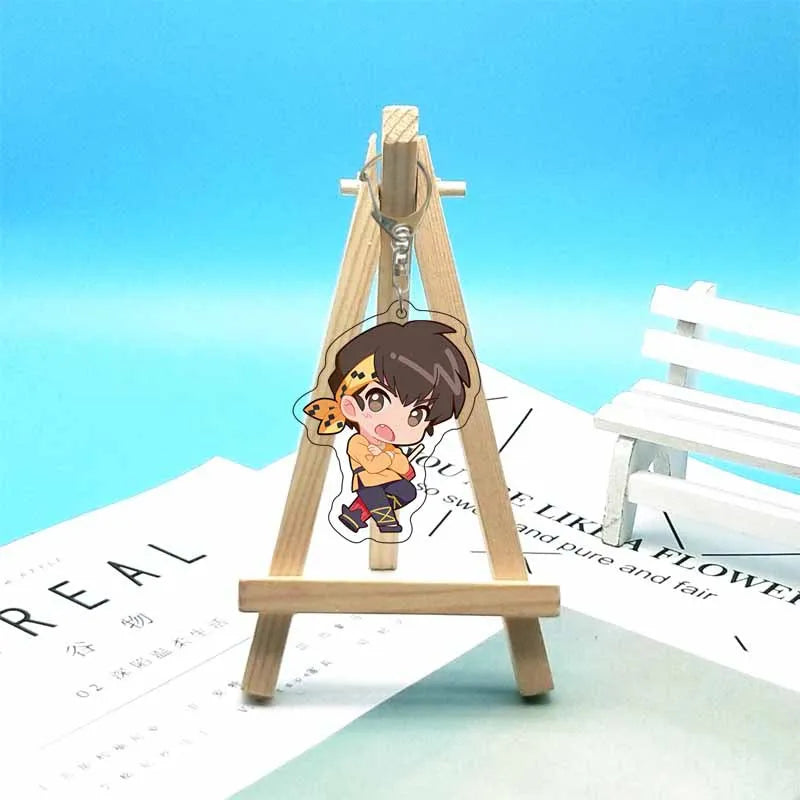 Ranma 1/2 Tendou Akane Anime Acrylic Keychain Friends Gift Girl Pendant Jewelry Cute Creative Fashion Key Ring Bag Charms