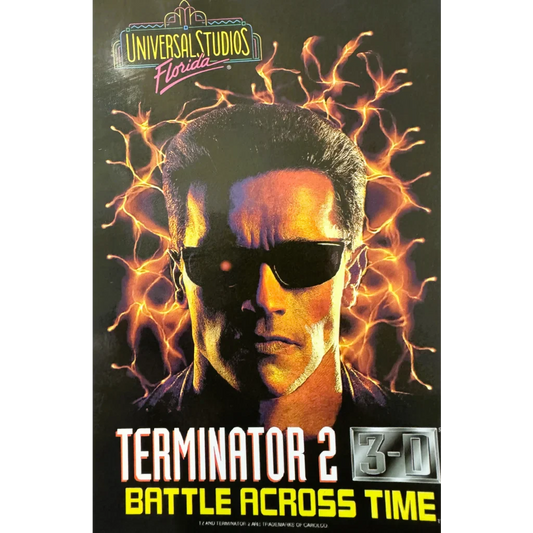 1996 Terminator 2: 3‑D Postcard — Universal Studios Attraction Memorabilia