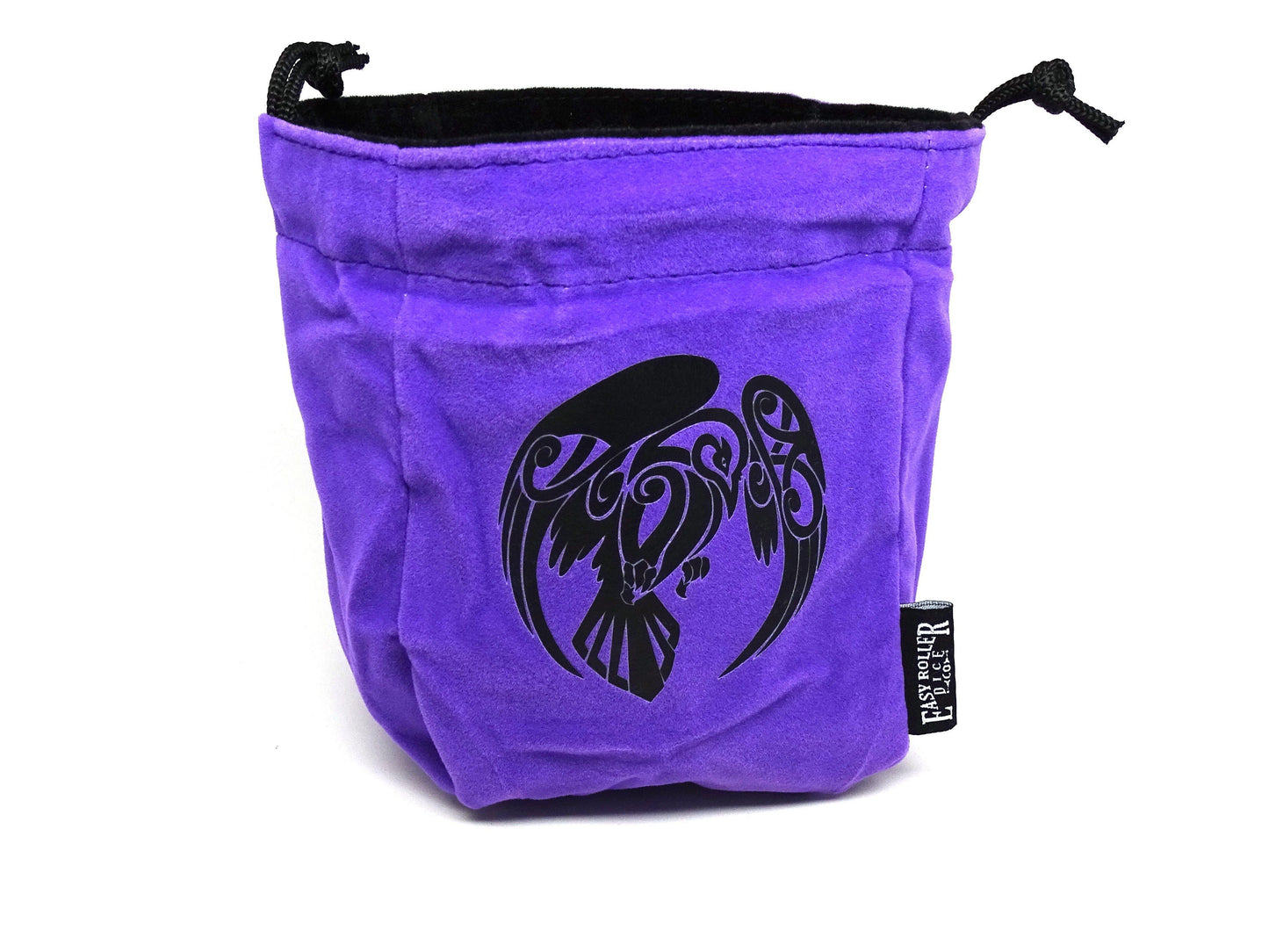 Raven Reversible Microfiber Self-Standing Large Dice Bag