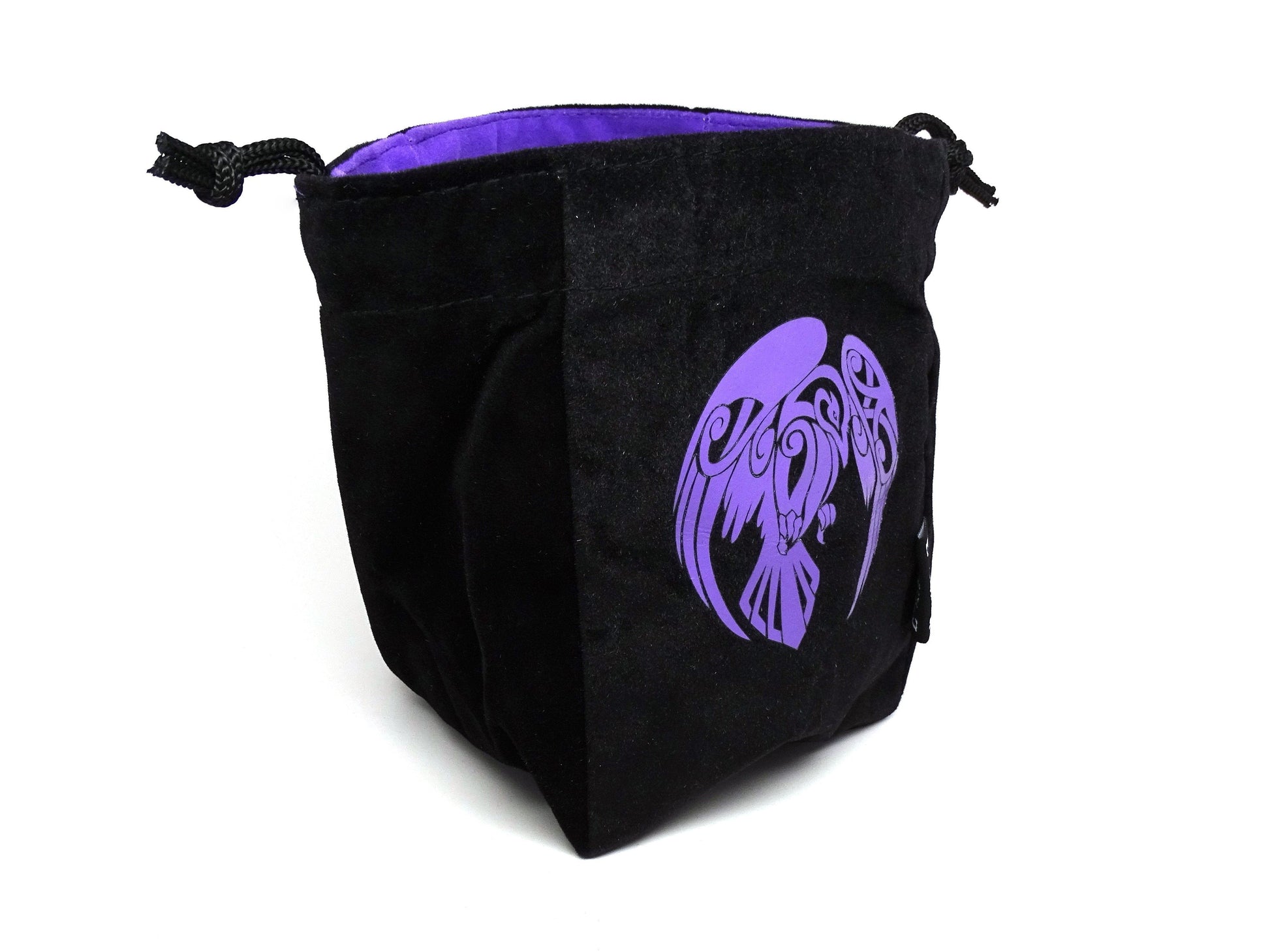 Raven Reversible Microfiber Self-Standing Large Dice Bag