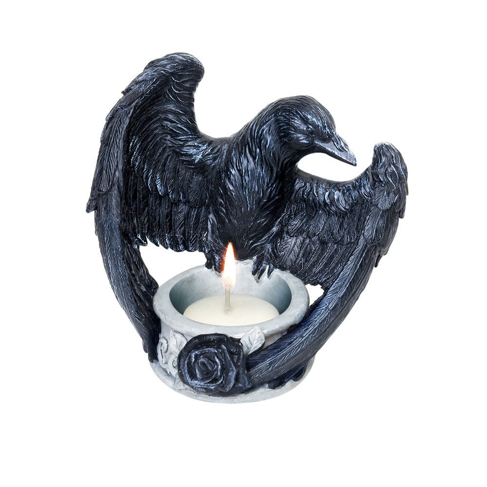 Raven Tea Light Holder