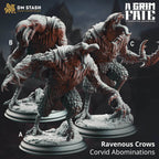 Ravenous Crows, Corvid Abominations - 32mm Scale / A - Definitely the Most Crow-Like
