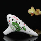 Hand-Painted C Key Ocarina - 12 Holes Professional