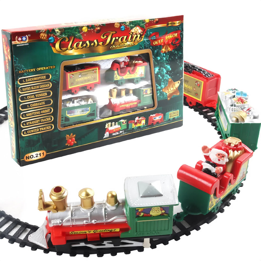 Realistic Electric Train Set for Christmas Decoration