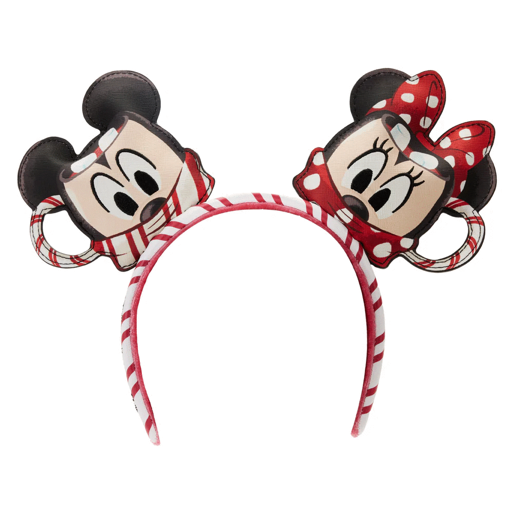 LoungeFly Disney Hot Cocoa Mini Backpack & Mouse Ears Headband