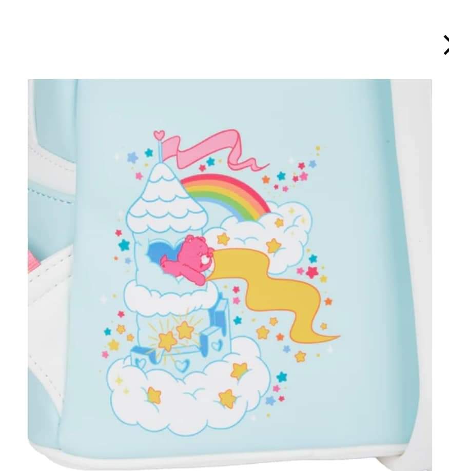 Loungefly - 40th Anniversary Limited Edition Care Bears Care-a-lot Castle Mini Backpack