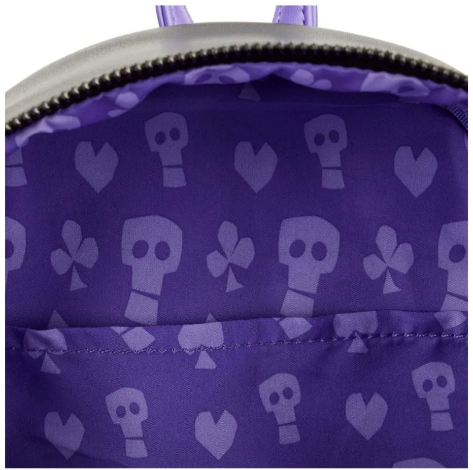 LoungeFly The Nightmare Before Christmas Glow Triple Pocket Mini Backpack