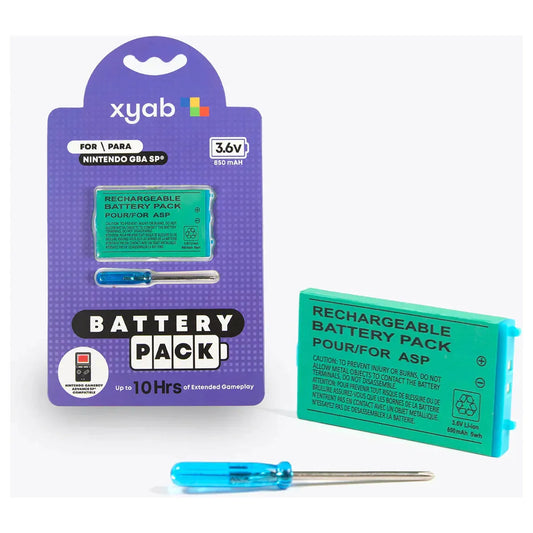 Rechargeable Battery Pack for Gameboy Advance SP® (XYAB)