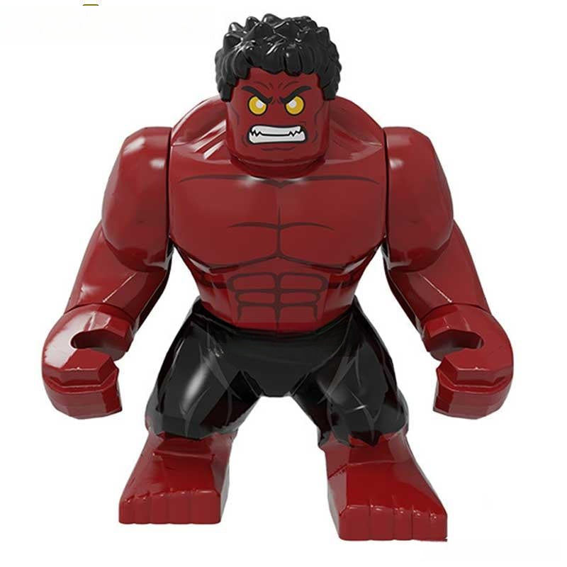 Red Hulk from Captain America: Brave New World Lego Minifigures Custom Toys 3