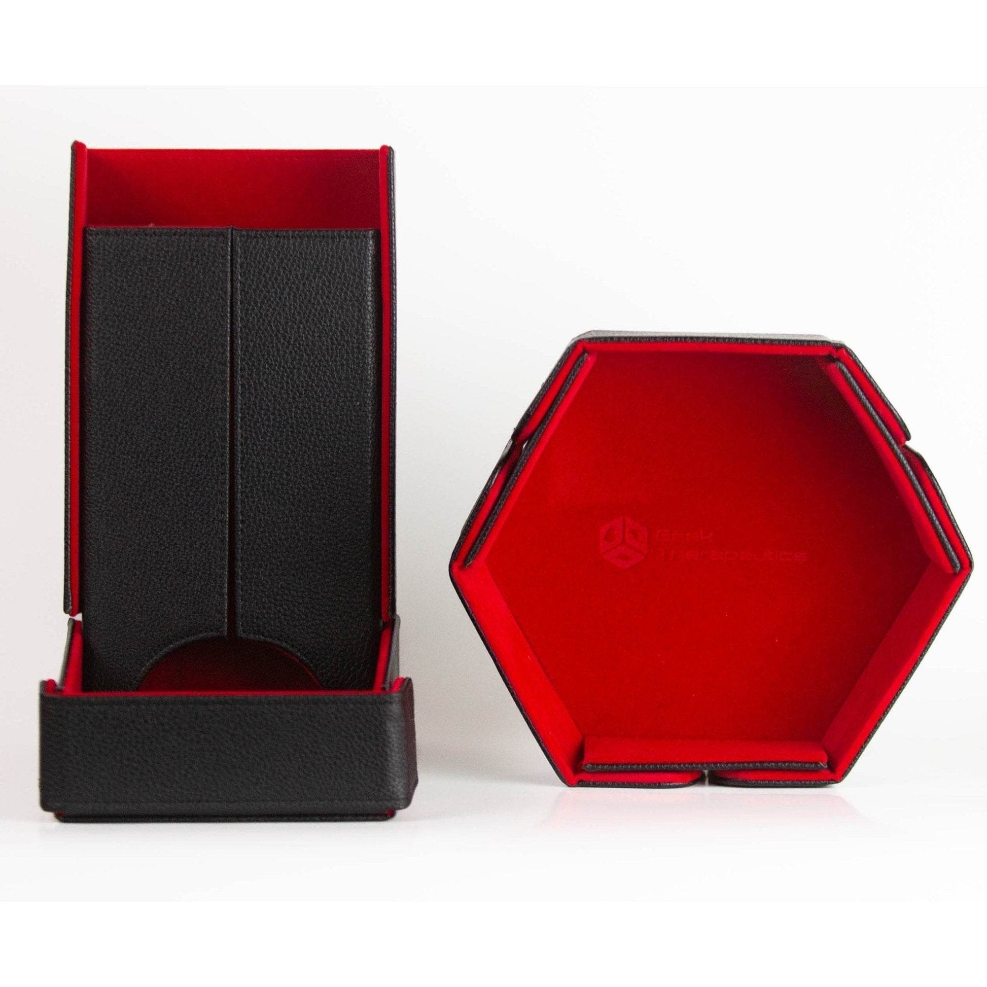 Red Magnetic Travel Dice Tray - 