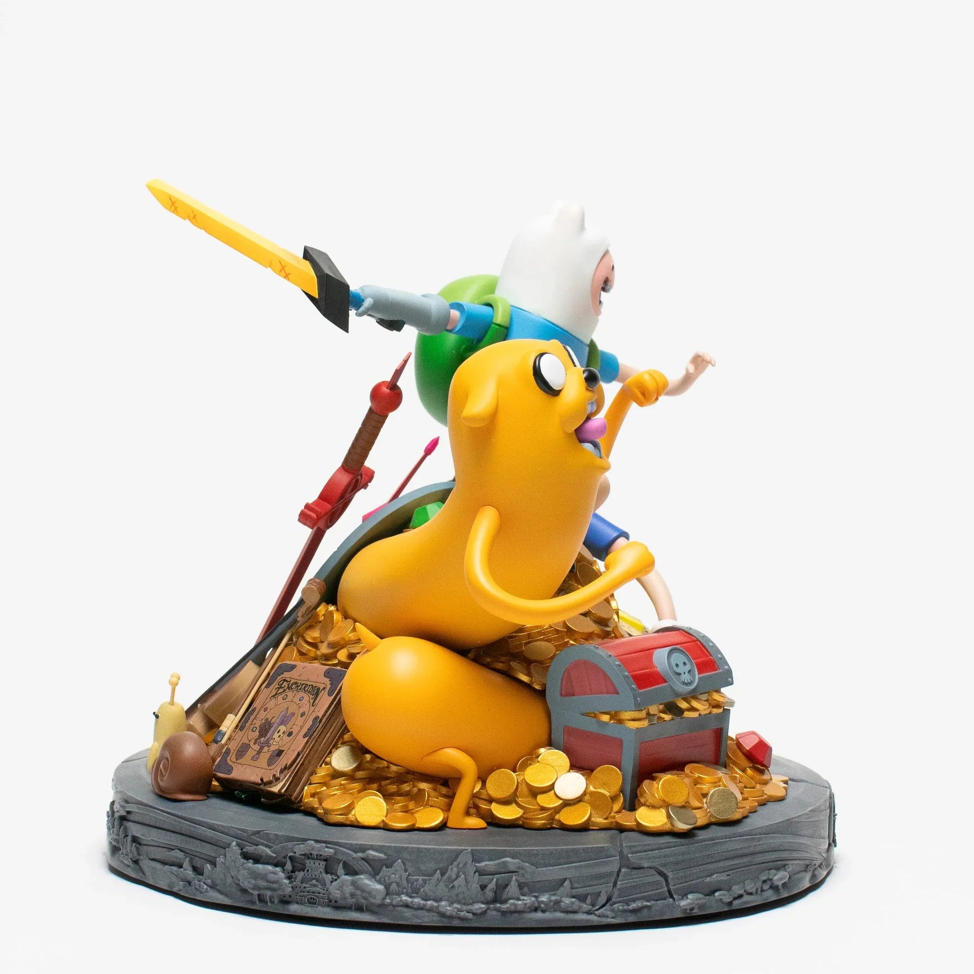 Jake and Finn Statue