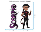 Scorpio Sticker and Magnet - the Phoenix Horoskins™ – Zodiac Water Sign | Waterproof & UV-Proof - Sticker / Regular