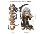 Cronus Sticker and Magnet - Lord of Time Mythkins™ – Titan God of Time | Waterproof & UV-Proof - Sticker / Regular