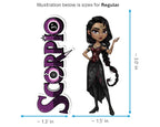 Scorpio Sticker and Magnet - Enigmatic Scorpion Horoskins™ – Zodiac Water Sign | Waterproof & UV-Proof - Sticker / Regular