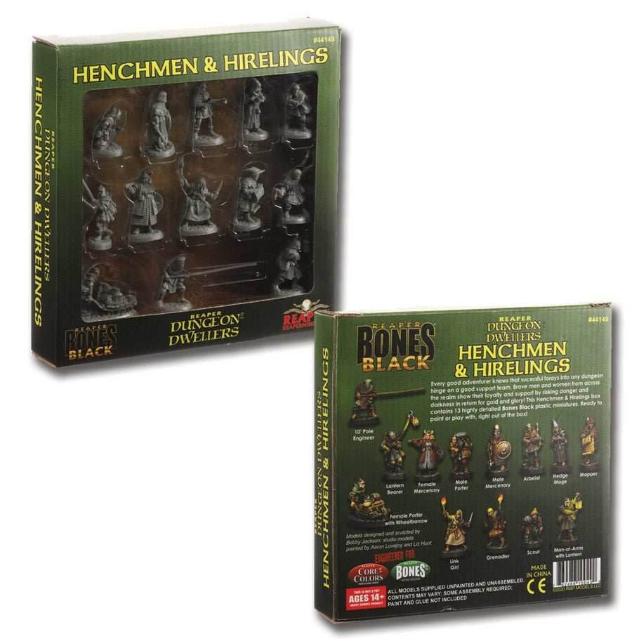 Reaper Bones Black: Henchmen & Hirelings - Boxed Set - 