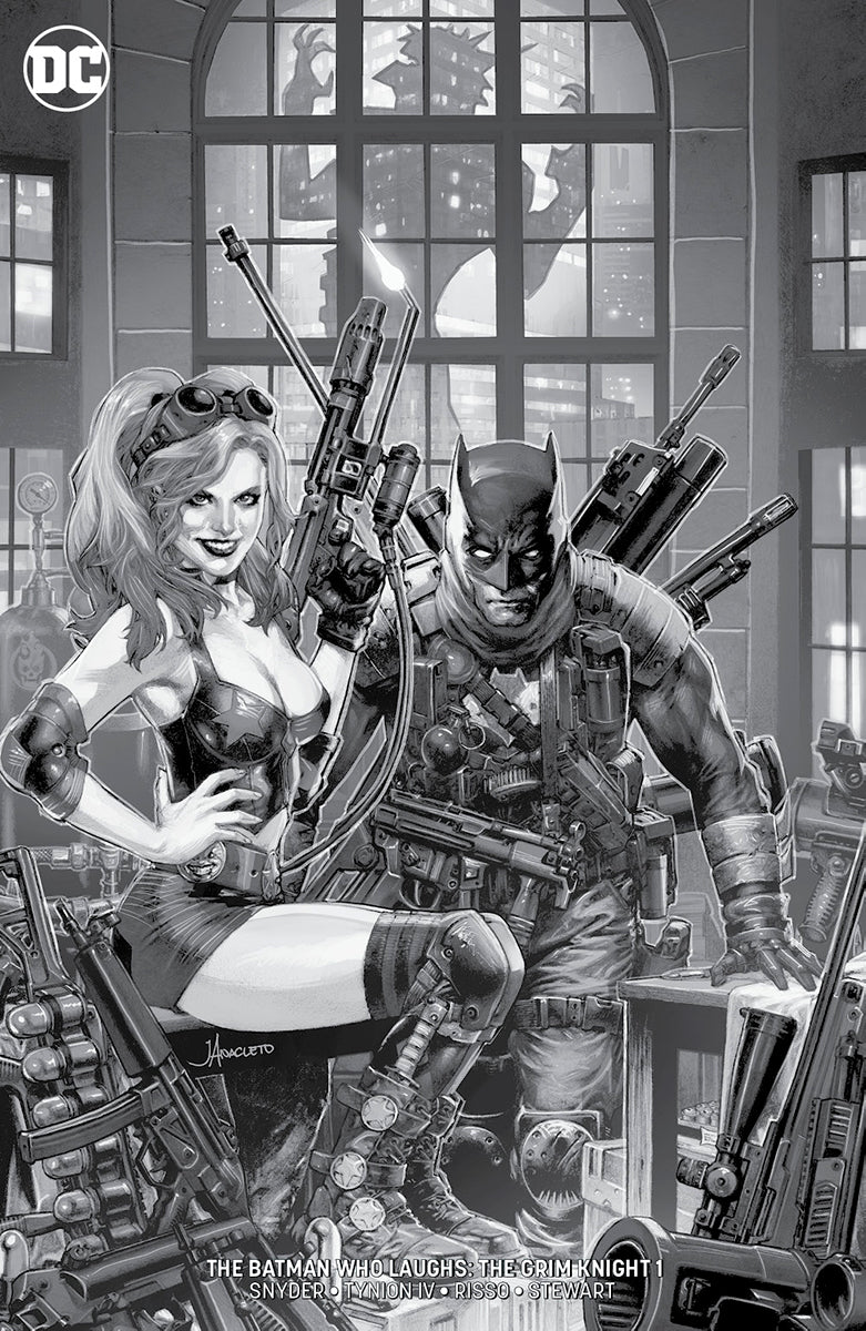 Batman Who Laughs The Grim Knight #1 Unknown Comic Books Jay Anacleto Exclusive Black And White 3/13/2019