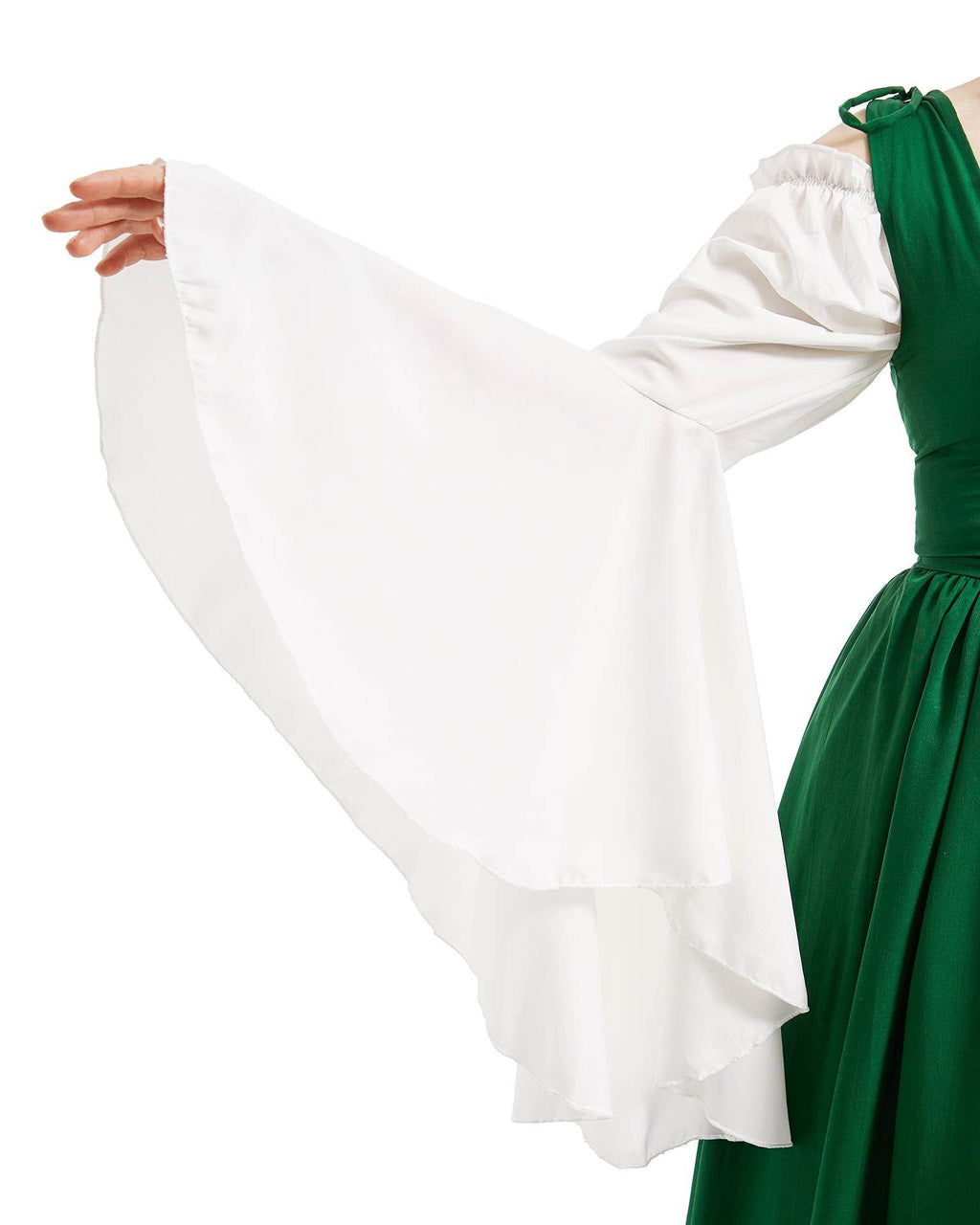 Renaissance Faire 2 piece Full Costume Irish Dress & Long-Sleeved Chemise - XXS/XS / Charcoal
