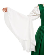 Renaissance Faire 2 piece Full Costume Irish Dress & Long-Sleeved Chemise - XXS/XS / Charcoal
