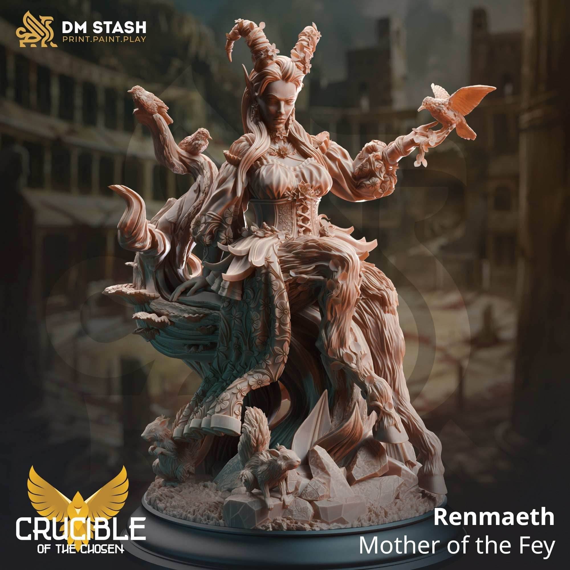 Renmaeth, Mother of the Fey (Female Elder Faun) - 32mm Scale