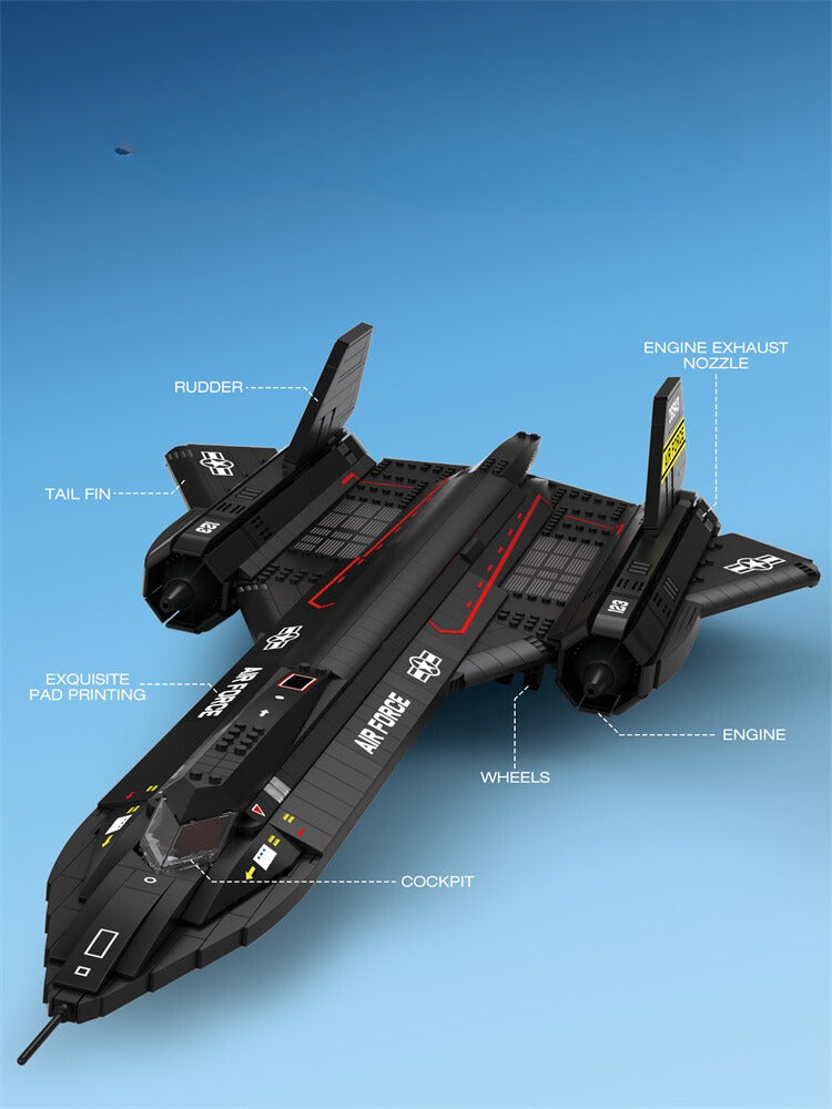 SR-71 Blackbird Reconnaissance Aircraft - Legendary Series - Mil-Blox