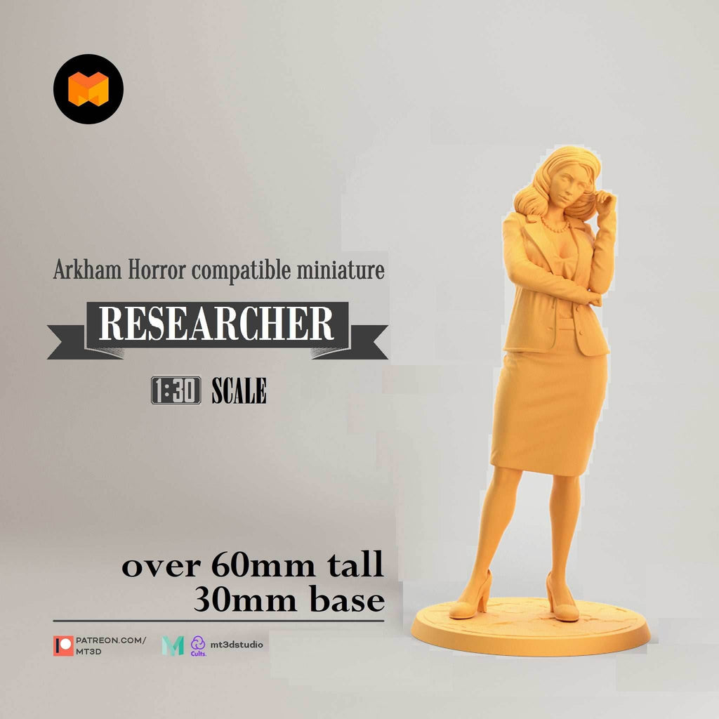 Arkham Compatible Investigator: The Researcher (Mandy Thompson) - 