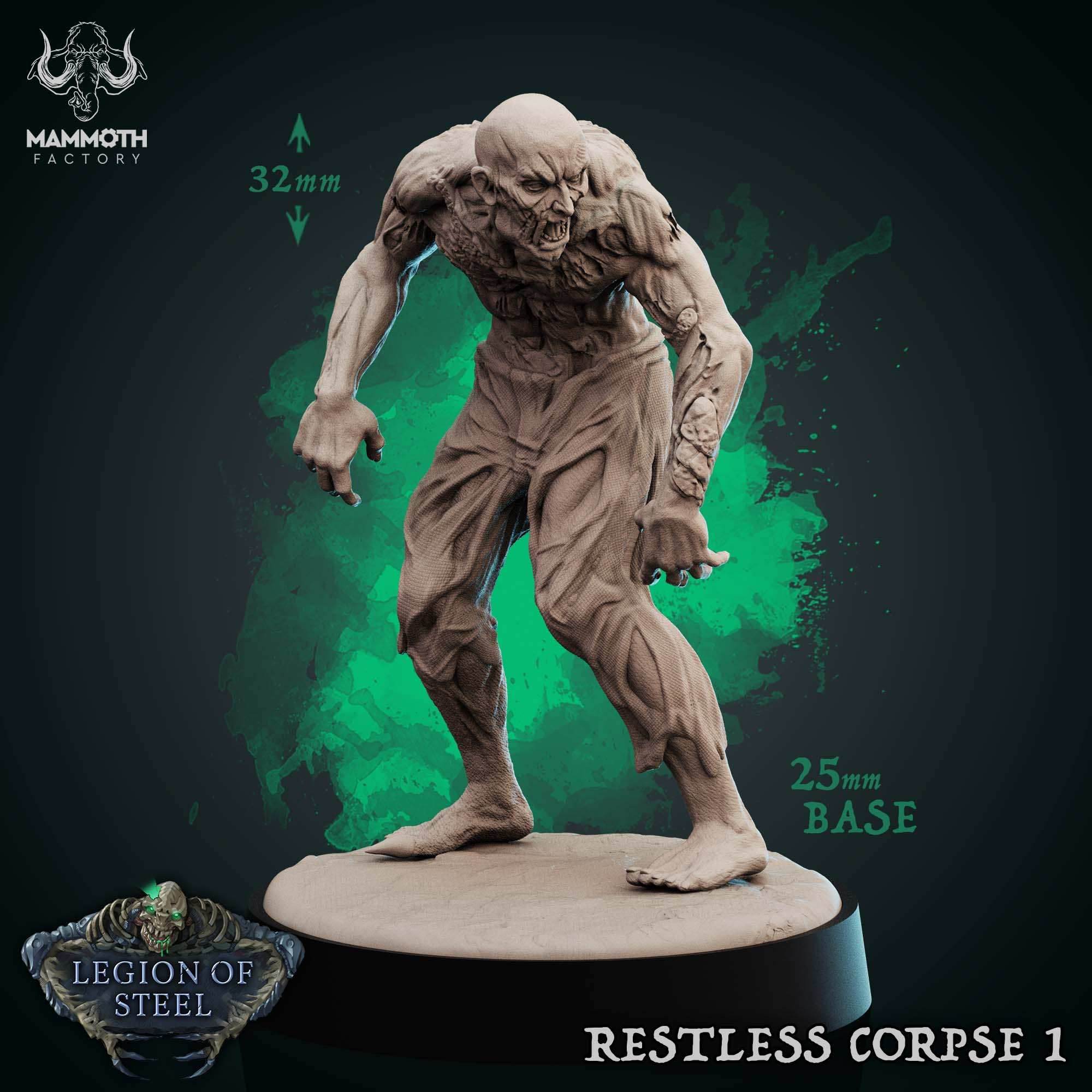 Restless Corpse: Sculpt 1 (Shambling Zombie) - 