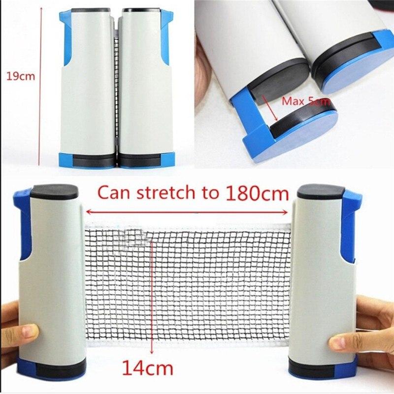 Retractable Table Tennis Table plastic Strong Mesh Net