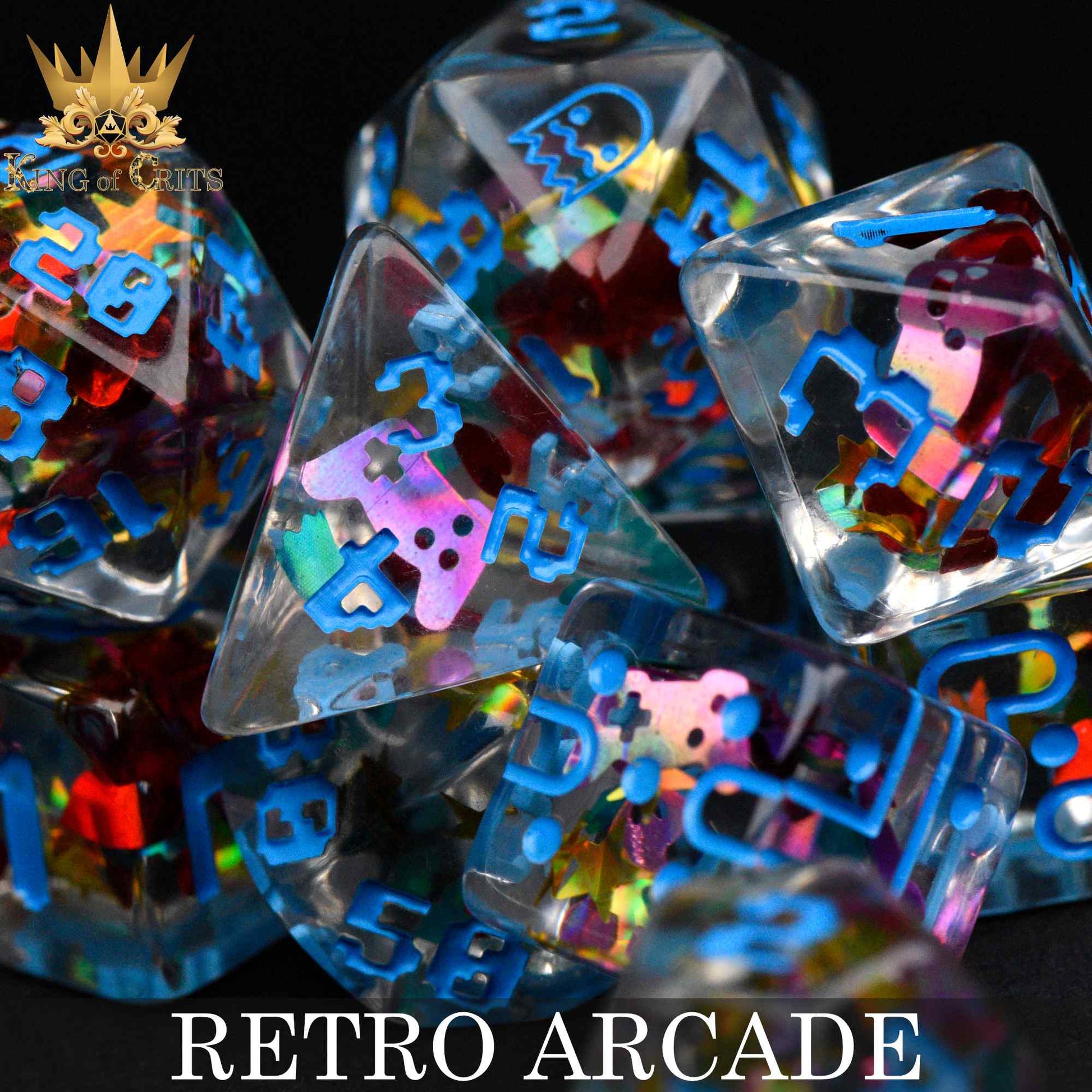 Retro Arcade 11 Dice Set