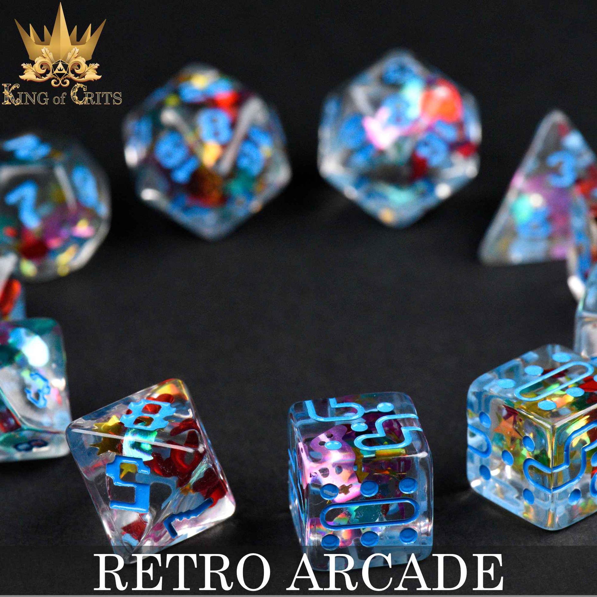 Retro Arcade 11 Dice Set