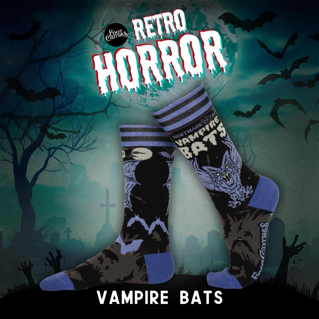 Retro Horror Crew Sock Pack  | 4 Designs