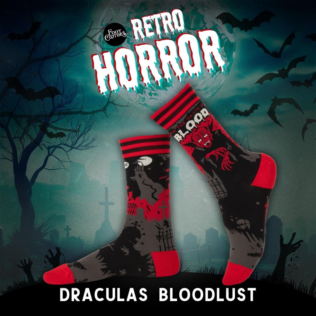 Retro Horror Crew Sock Pack  | 4 Designs