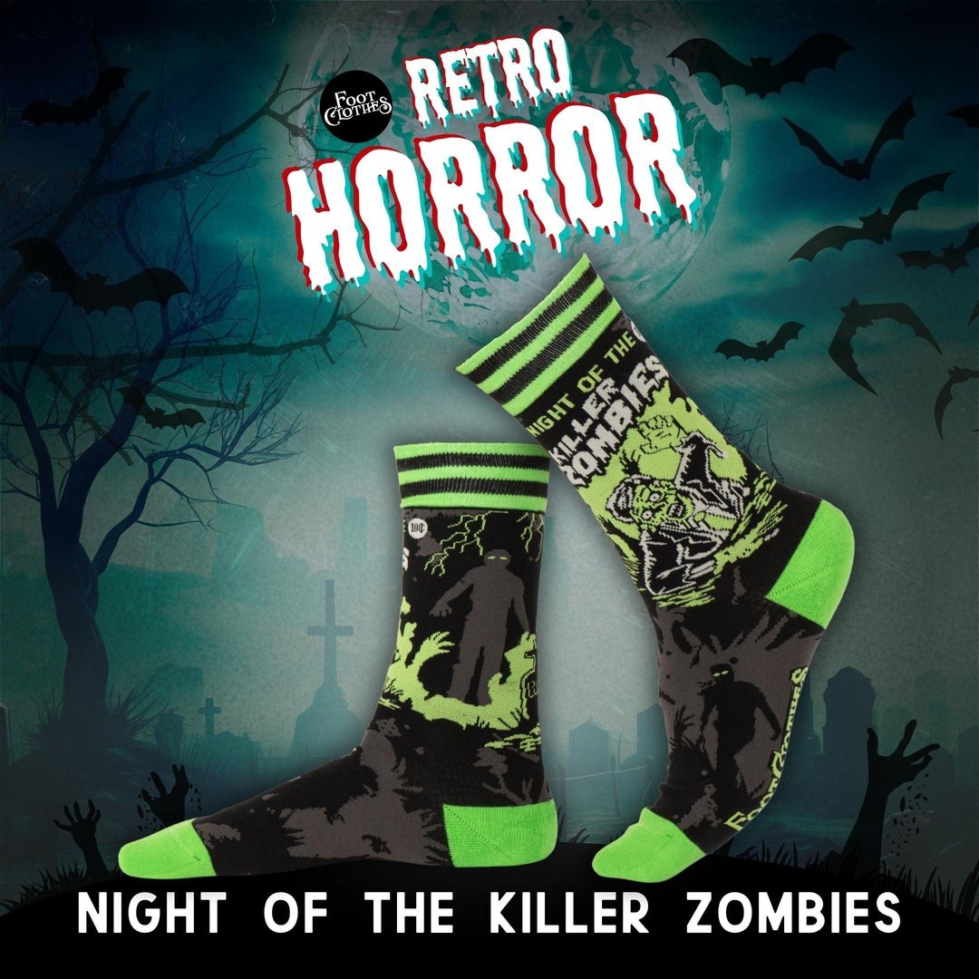 Retro Horror Crew Sock Pack  | 4 Designs