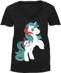 Retro Pony Stance with Colored Studs T-shirt - S