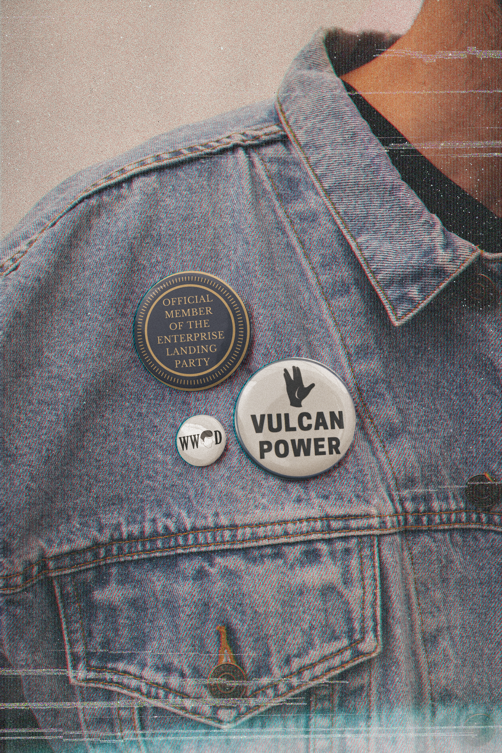 VULCAN POWER Pin-Back Button