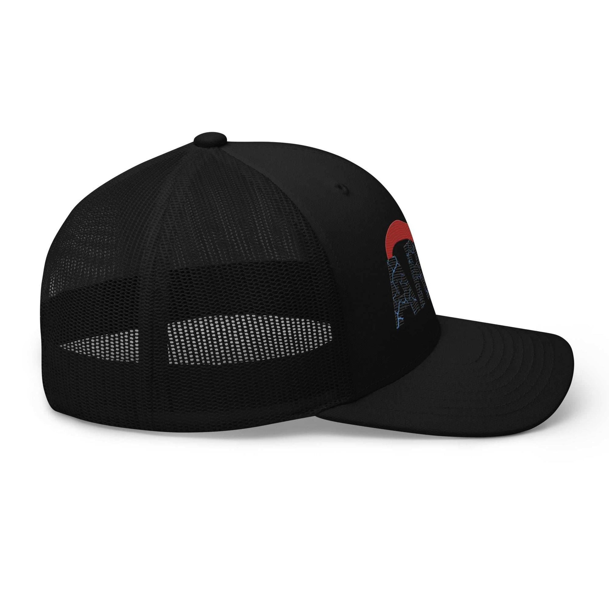 Igris Arise Embroidered Unisex Anime Trucker Hat - Black