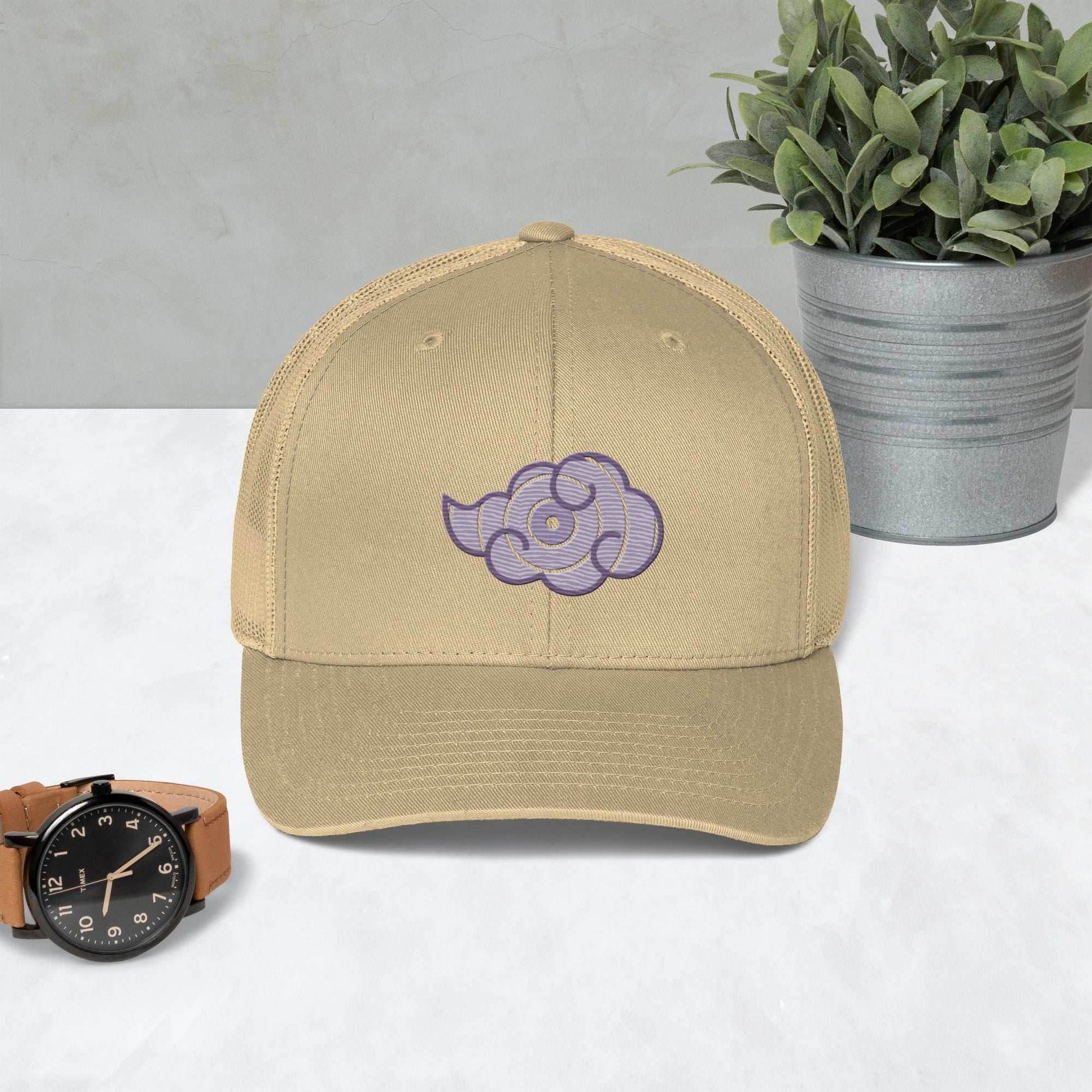 PAIN Cloud Embroidered Trucker Hat - Black