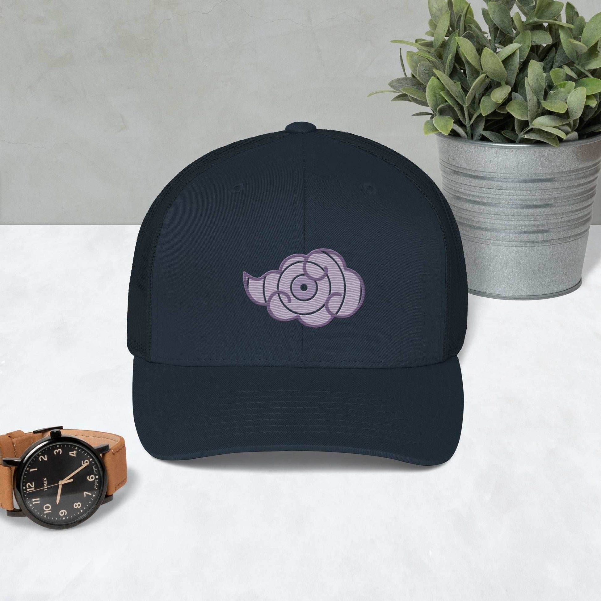 PAIN Cloud Embroidered Trucker Hat - Black