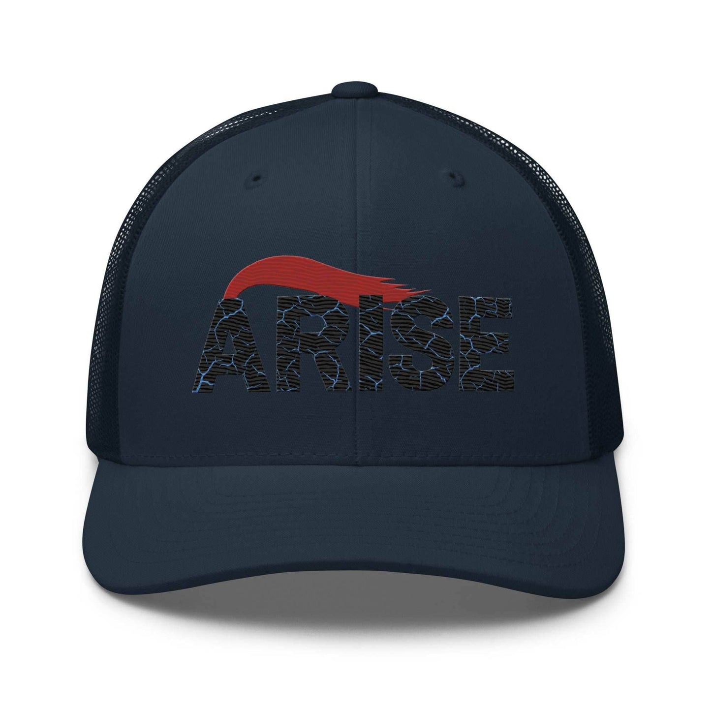 Igris Arise Embroidered Unisex Anime Trucker Hat - Navy