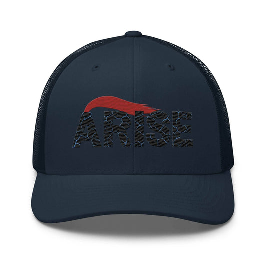 Igris Arise Embroidered Unisex Anime Trucker Hat - Navy