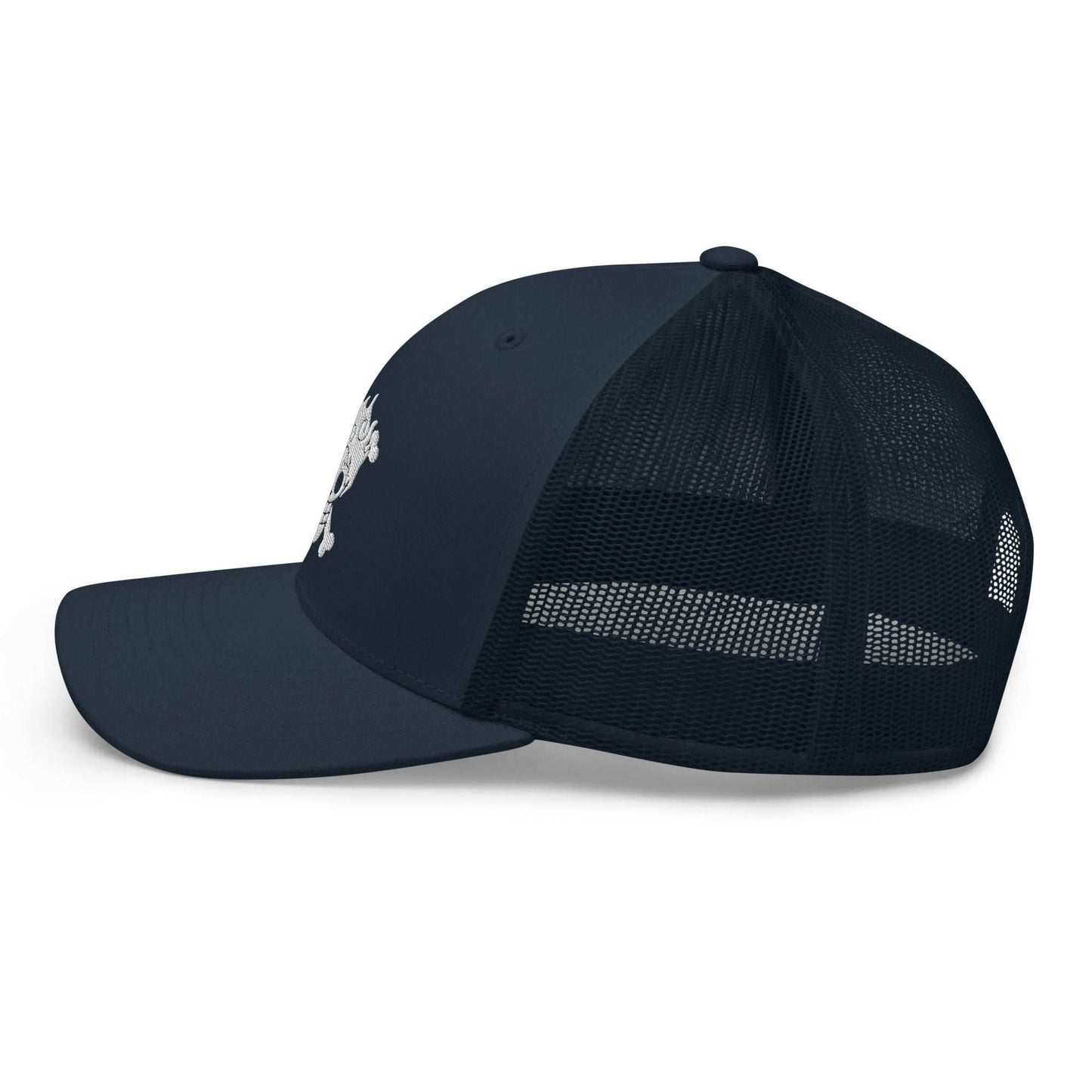 Luffy 5th Gear Embroidered Trucker Hat - Black