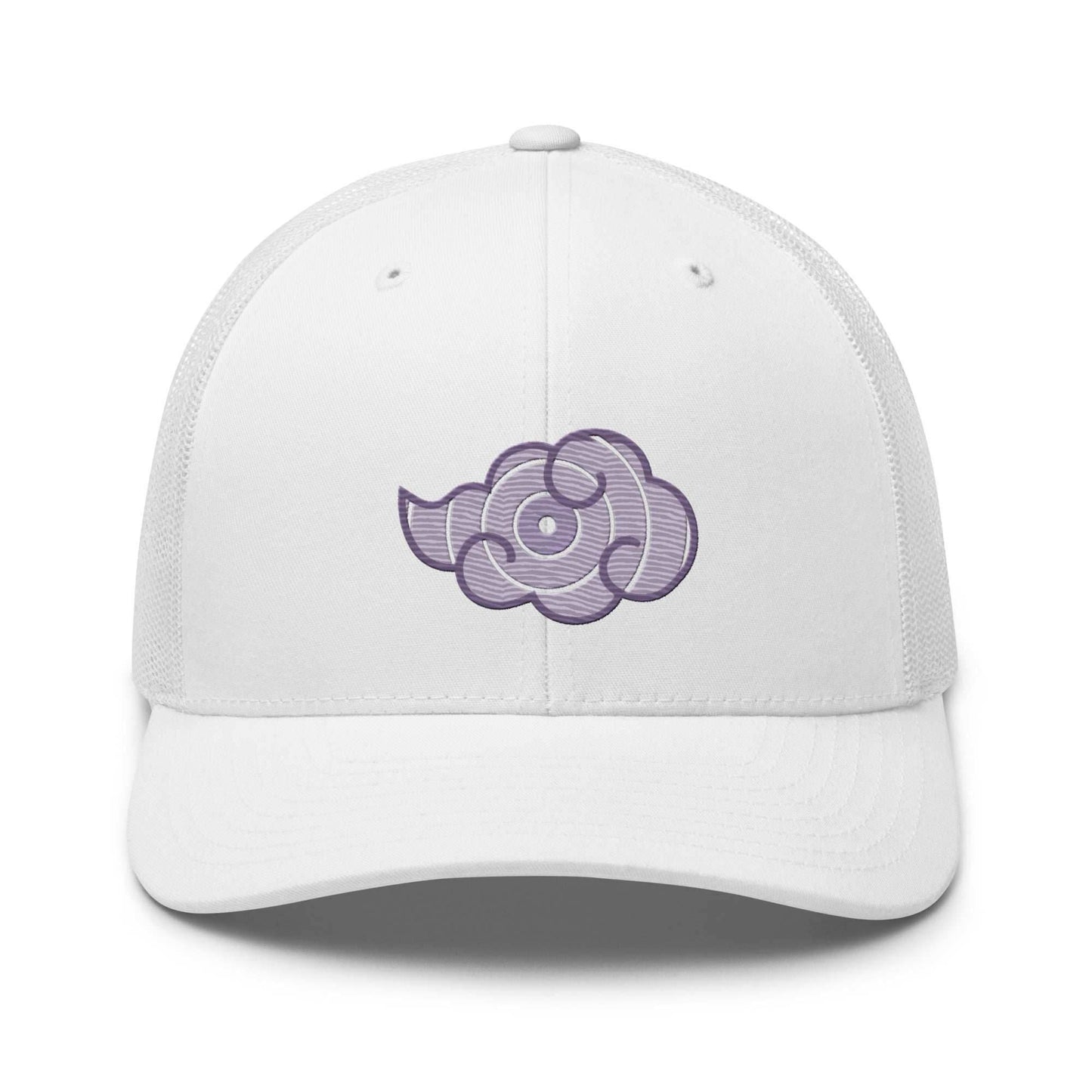 PAIN Cloud Embroidered Trucker Hat - White