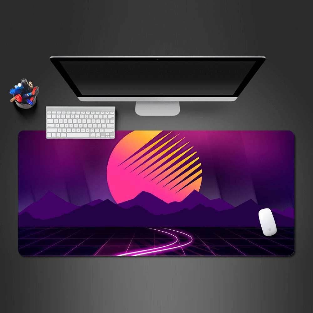 Retrowave Neon Desk Pad - M (70 x 30cm)