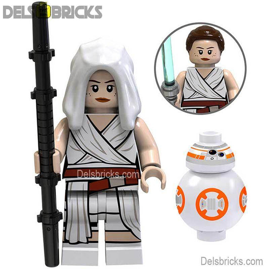 Rey Skywalker NEW Lego Star Wars Minifigures Custom Toys - 